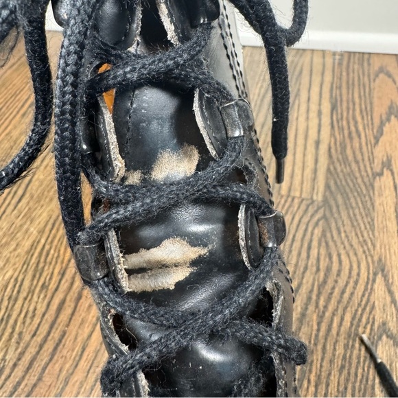 Early 1990s Vintage Dr. Martens 8146 Regina Black Leather Boots size UK6 US8 - Picture 11 of 11